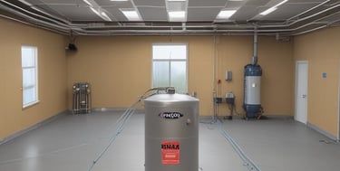 black and gray metal pipe