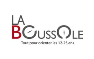 logo la boussole tout pour les jeunes de 13-25 ans