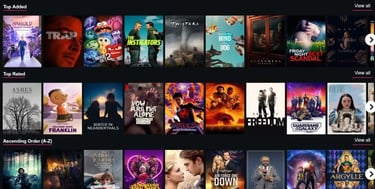 Películas de estreno y de todas las plataformas