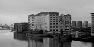 "Industrial London No. 1" Analogue fine art photograph shot on Ilford FP4. 