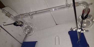 glass steam distillation
