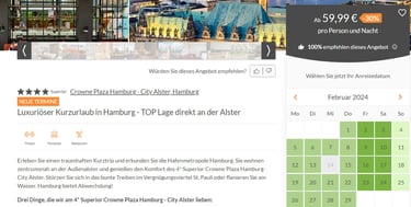 Citytrip Angebot Hamburg von Animod