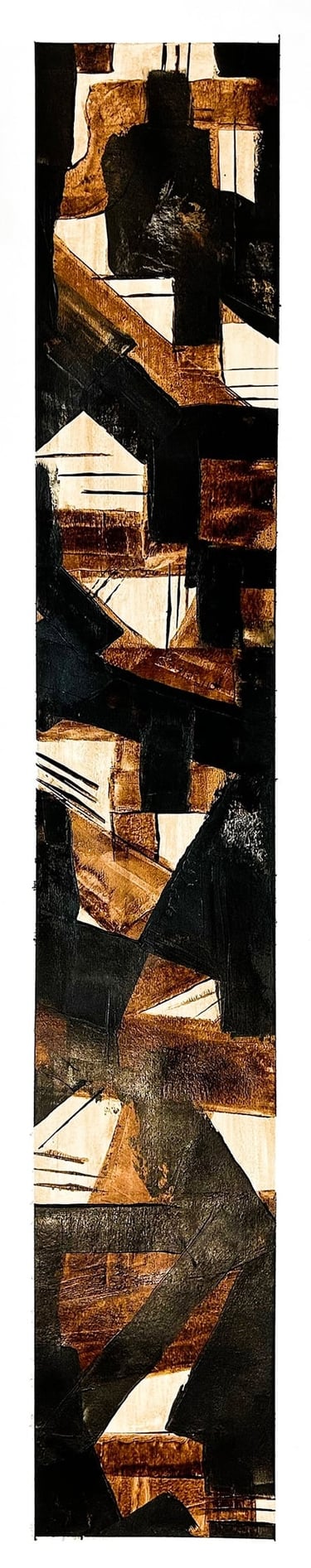 neo expressionist abstract art. Natural inks and pigments. Laurence Moracchini Ditchling