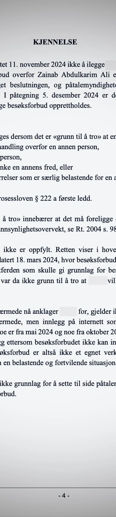 Zainab AbdulKarim, Court ruling, smugging, Mafia