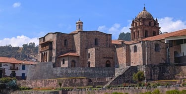 Cusco city tour Qorikancha.