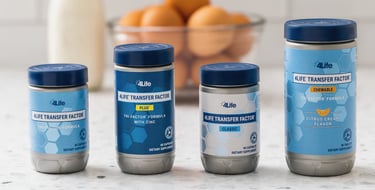 4Life Transfer Factor supplementen op basis van colostrum en eigeel ter ondersteuning van het immuunsysteem