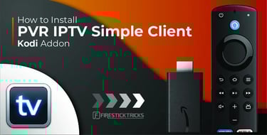 how to install iptv on kodi PVR client