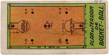 1930s Jacques Chocolat Les Sports Illustres Serie S Type 1 1933 Belgium Basketball Card #1