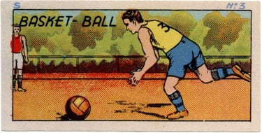 1930s Jacques Chocolat Les Sports Illustres Serie S Type 1 1933 Belgium Basketball Card #3