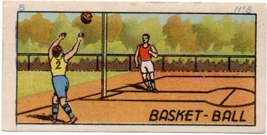 1930s Jacques Chocolat Les Sports Illustres Serie S Type 1 1933 Belgium Basketball Card #8