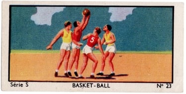 1933 Jacques Chocolat Les Sports Illustres Type 2 #23 Deux contre deux