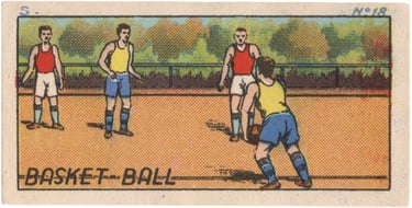 1934 Jacques Chocolat Les Sports Illustres Serie S Type 1 No 18 Basketball Card
