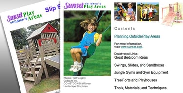 Sunset Play Area webpages