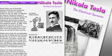 Nikola Tesla Website