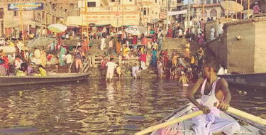 Morning Boat Ride Harishchandra Ghat to Manikarnika Ghat