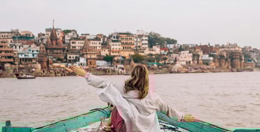 Evening Boat Ride Namo Ghat to Manikarnika Ghat