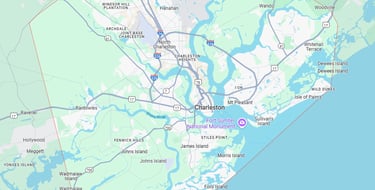 Map highlighting Affordable Screening Solutions service areas.
