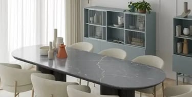 mesa quartzo luxuryimperial blue marmoraria domingues