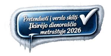 pretenduoti i verslo skilti ikurejo dienorascio metrastyje 2026
