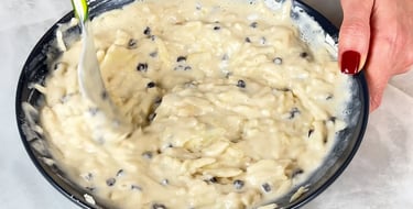 Add the extras like chocolate chips