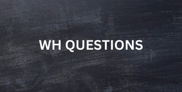 1st year middle school  wh questions