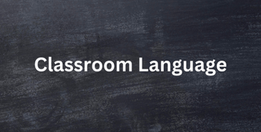 1st year middle school Unit 2 classroom language