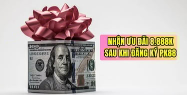 Khuyến mãi PK88 tặng 100% giá trị nạp đầu tiên cho thành viên mới