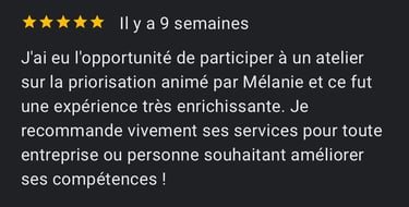 Atelier priorisation avec mélanie nardi