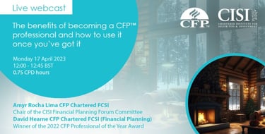 Amyr Rocha Lima The Benefits of Becoming a CFP Professional CISI