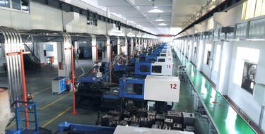 Various types of factory production equipment, showing diversified production
