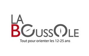 logo la boussole tout pour les jeunes de 13-25 ans