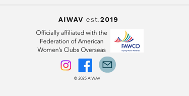 Logos and social media links