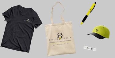 Création visuel et personnalisation objets et goodies dans le Var