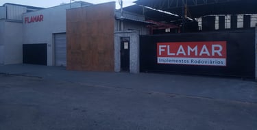 Vista frontal da FLAMAR LTDA