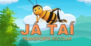 Logo Já TAÍ Transporte Escolar