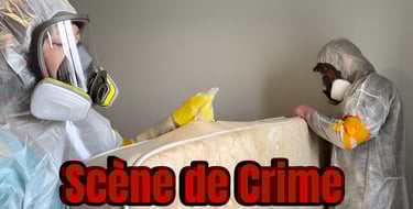Nettoyage professionnel, après décès et scène de crime