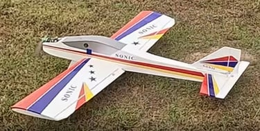 Dave M flying John L's Sonic