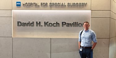 Dr Brenton Johns at Hospital for Special Surgery