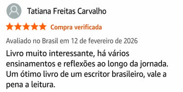 Avaliações - Livro Mate Seus Sonhos - Depoimentos