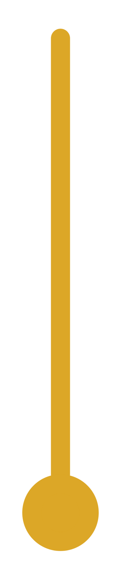 Ligne jaune pointant à la prochaine section de la page