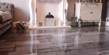 Laminate flooring installed in Stratford by Pro Fittings Ltd