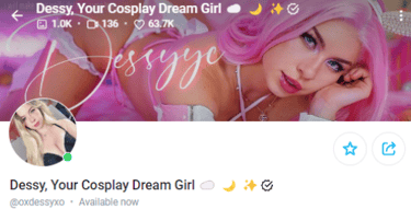 Dessy OnlyFans Cosplay