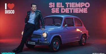 canción SI EL TIEMPO SE DETIENE, disco, dance, 80s. VRTHTBOX