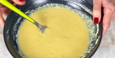 Let the batter rest for a few minutes