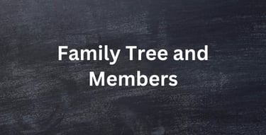 1st year middle school Unit 3 family tree