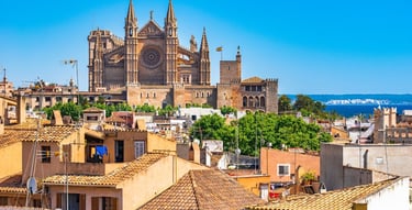foto da cateral santa maria da cidade de palma mallorca