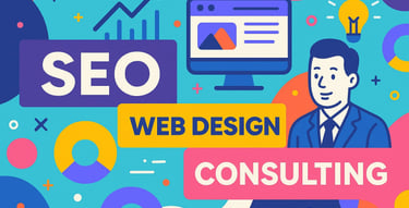 seo services web design content creator cover page