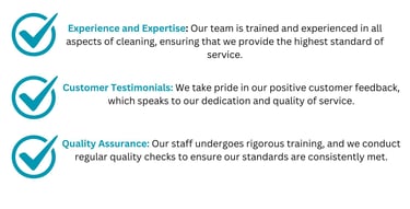 reasons why you should consider us for your cleaning needs