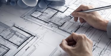 real estate letter blocks