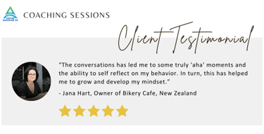 a woman with a smile and a star in her hand, with the words,